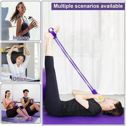 Multi Workout Pedal Puller Resistance Band for Fitness Freaks