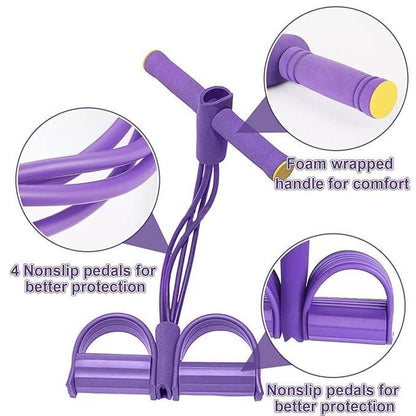 Multi Workout Pedal Puller Resistance Band for Fitness Freaks