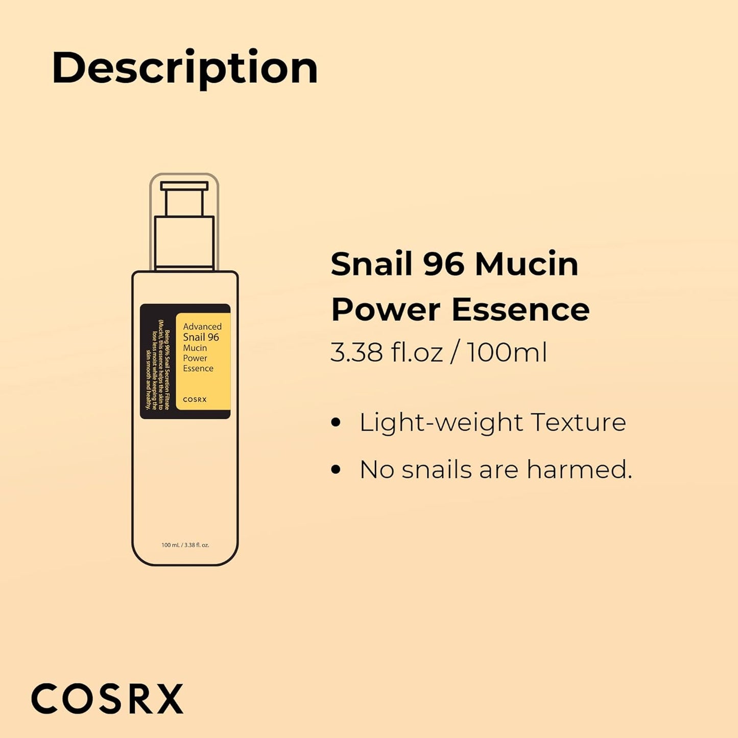 COSRX Snail Mucin 96% Power Face Serum