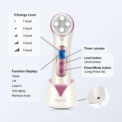 5 in 1 Multifunctional Face Massager