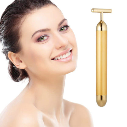 24k Golden Pulse Facial Massager