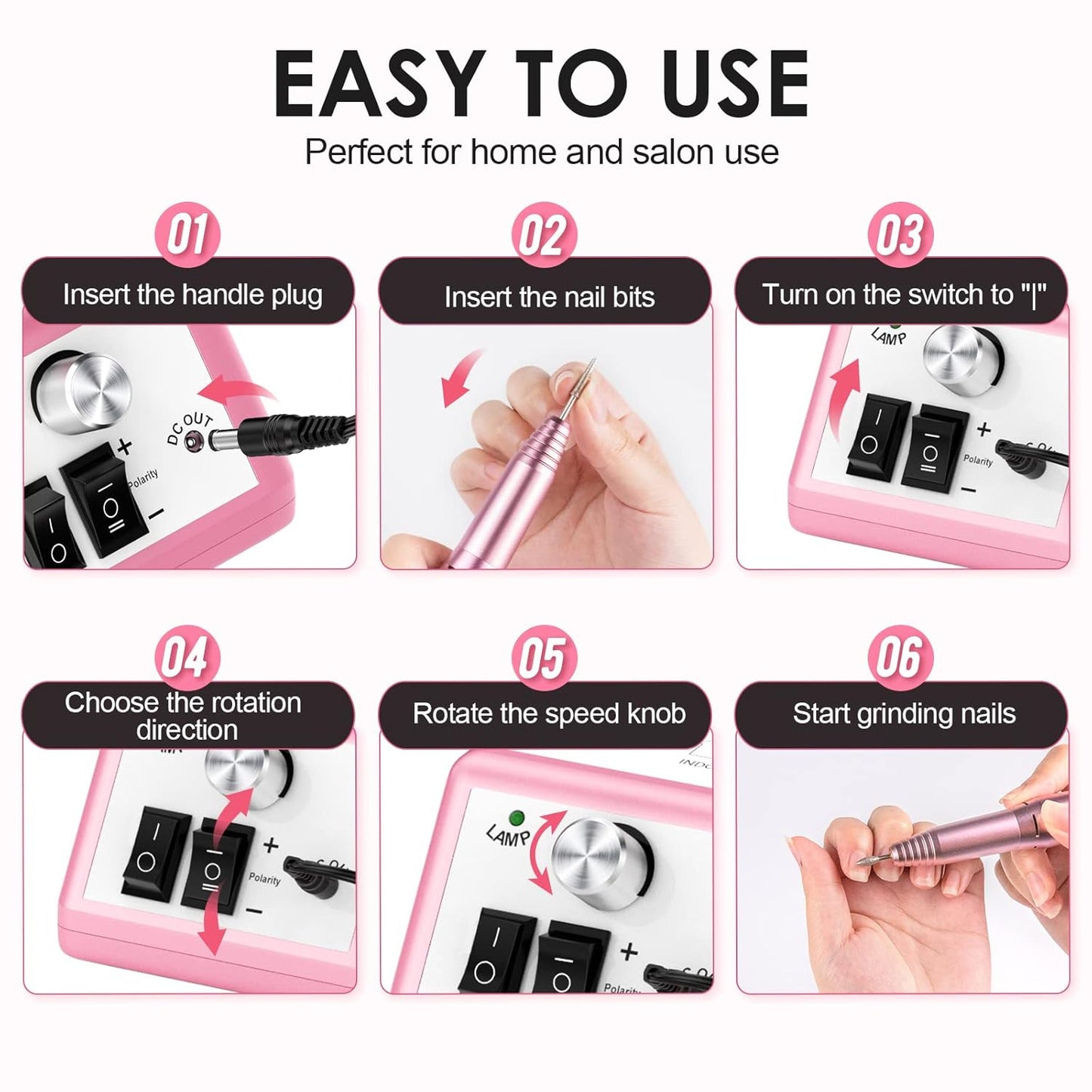 Finger Toe Electric Nail Care Drill