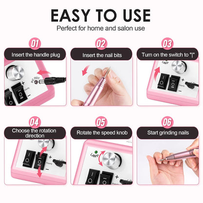 Finger Toe Electric Nail Care Drill