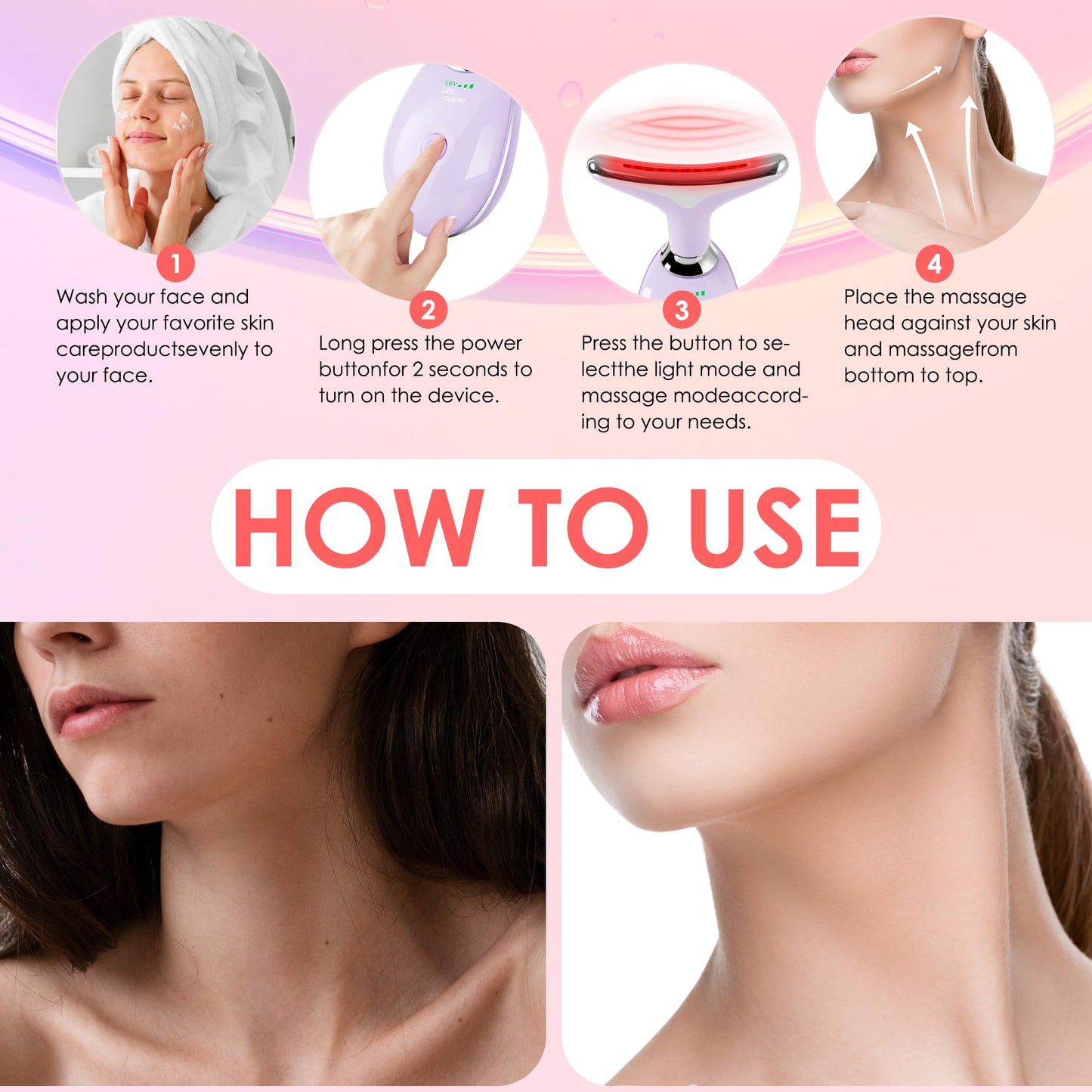 Facial Massager for Face and Neck