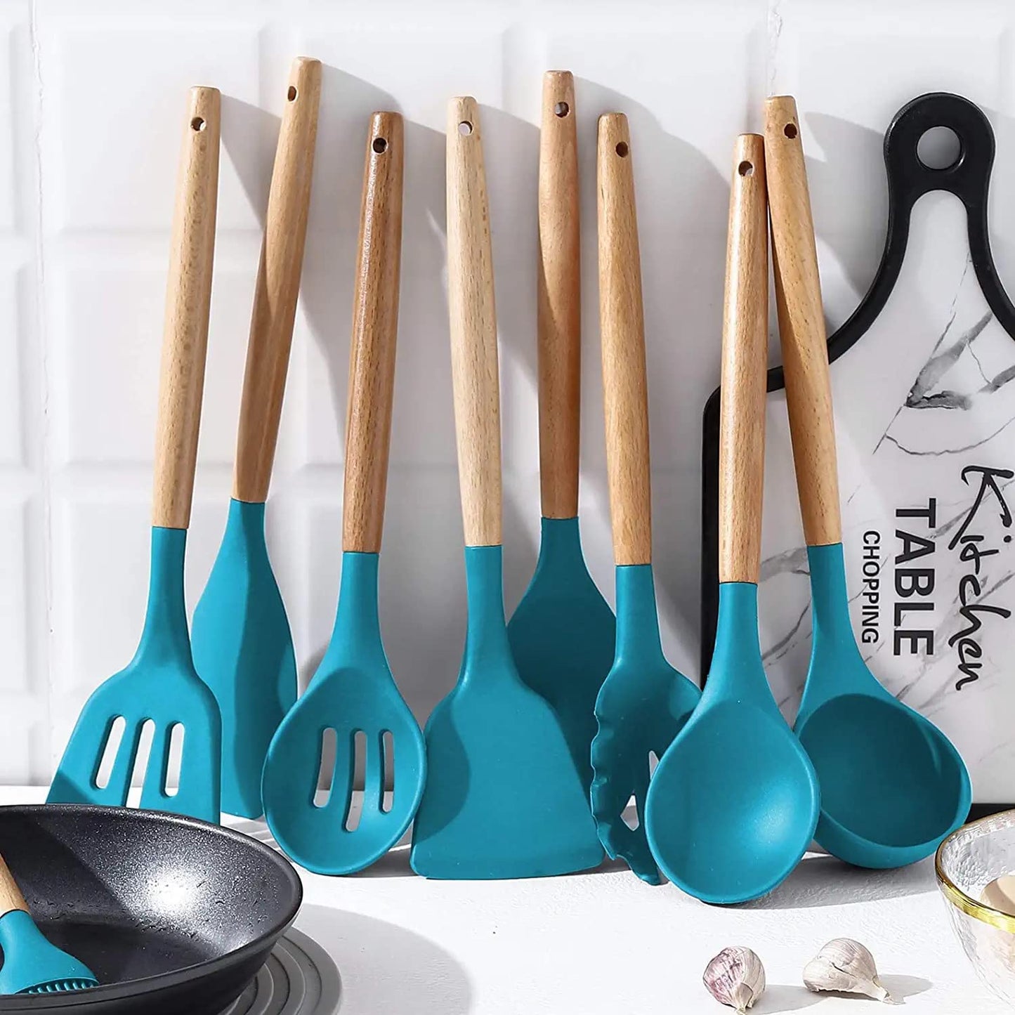 12pcs Non-Stick Silicone Cooking Set