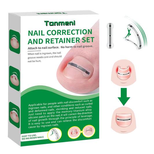 Nail Correction Patch and Retainer Set