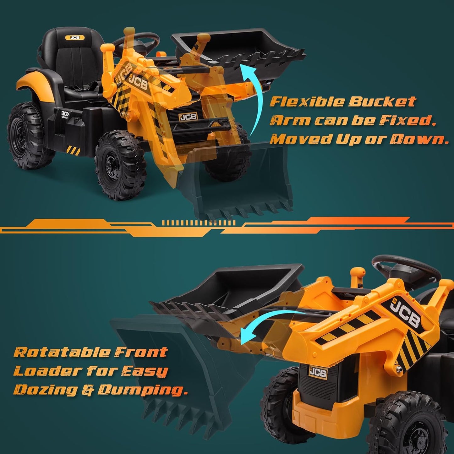 JCB Electric Loader Toy